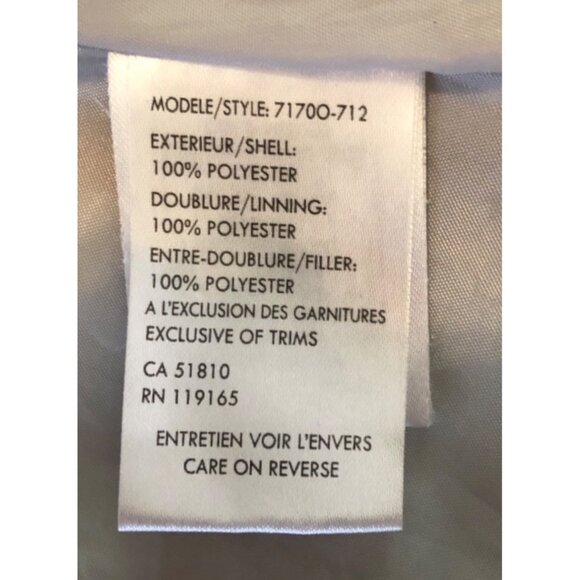 Tribal Plaid Sleeveless Puffer Vest Size 14 Snap Front Pockets Brown Beige Blue - Picture 4 of 7